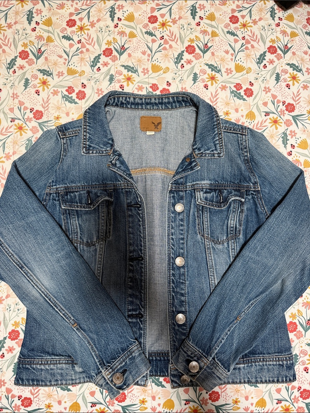 American Eagle Outfitters Medium Blue Denim Jacket